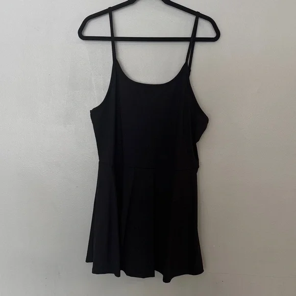 Black Sleeveless Athletic Dress - Picture 1 of 6